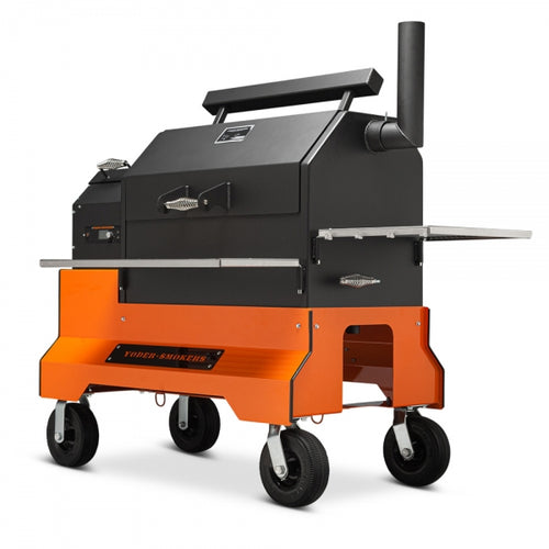 YS640s Competition Wood-Fired Pellet BBQ Orange