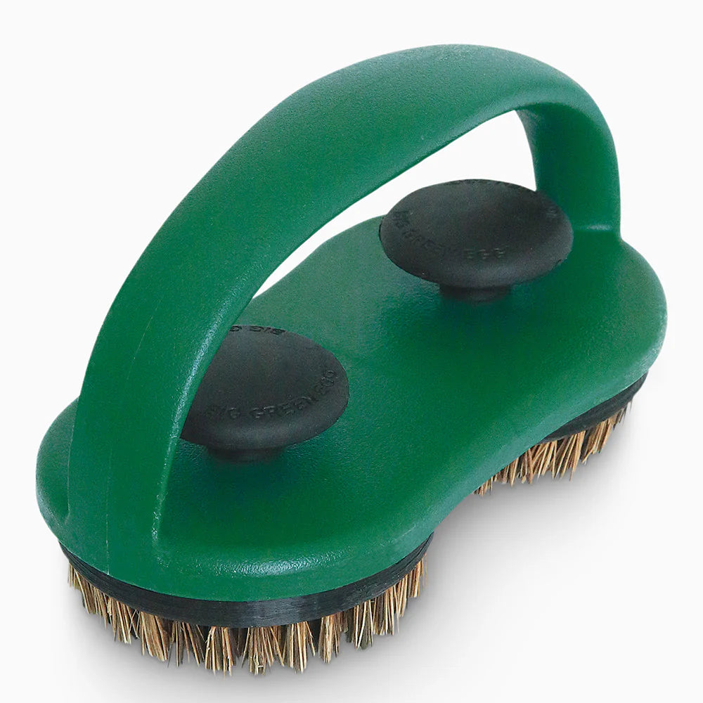 Big Green Egg Dual Brush Palmyra Grid Scrubber