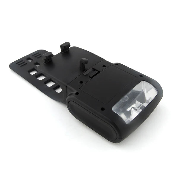 Black BBQ Light on White Background