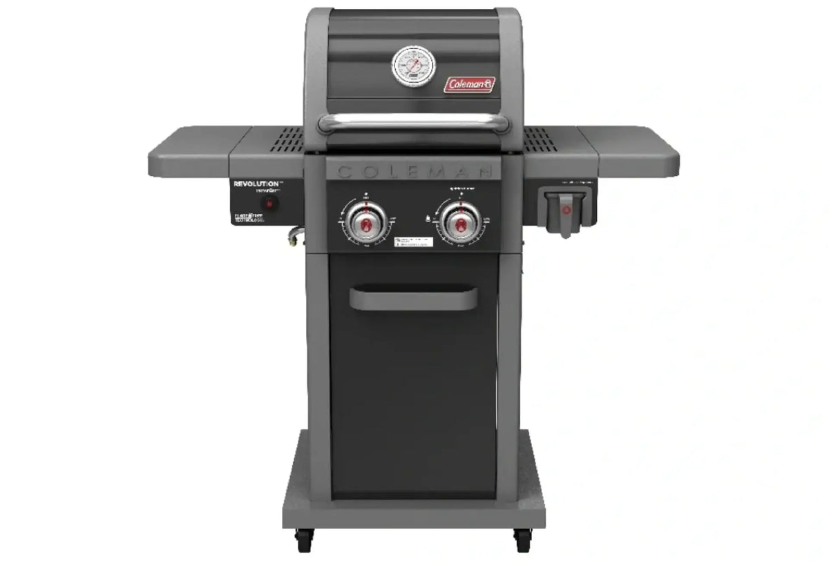 Coleman Revolution 2-Burner BBQ Black Gloss – BBQ Republic