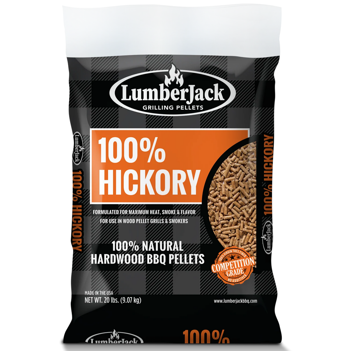 Lumberjack 100% Hickory Pellets