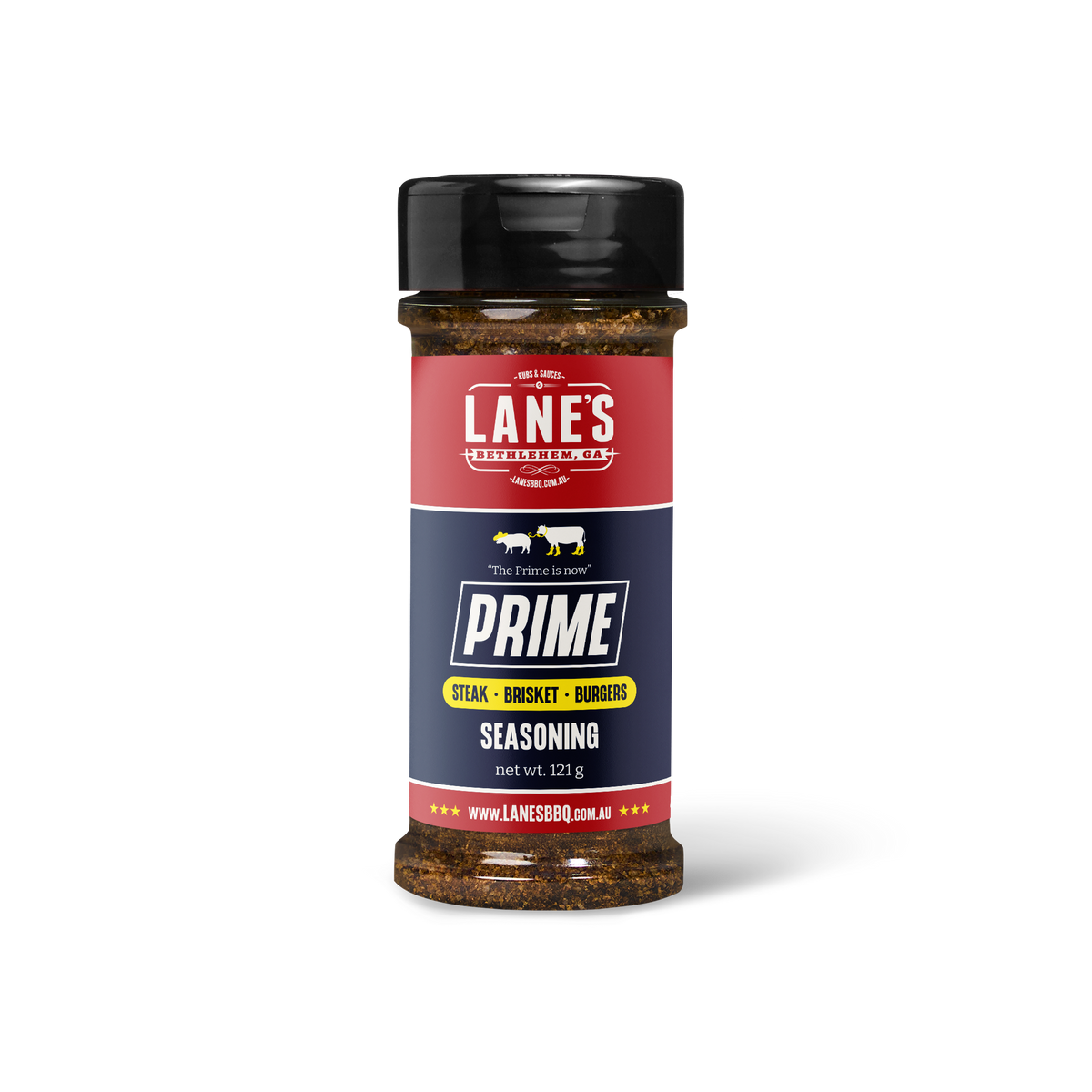 Lane's BBQ Prime Small 121 g shaker bottle