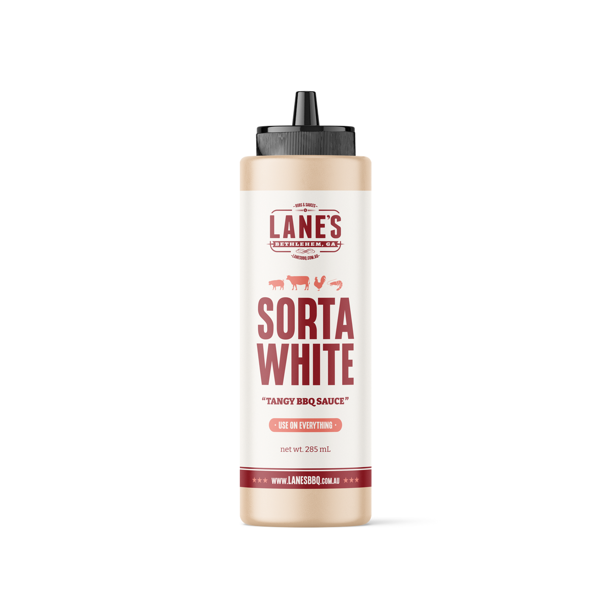 Lane's BBQ Sorta White Sauce Small 285 mL squeezy bottle