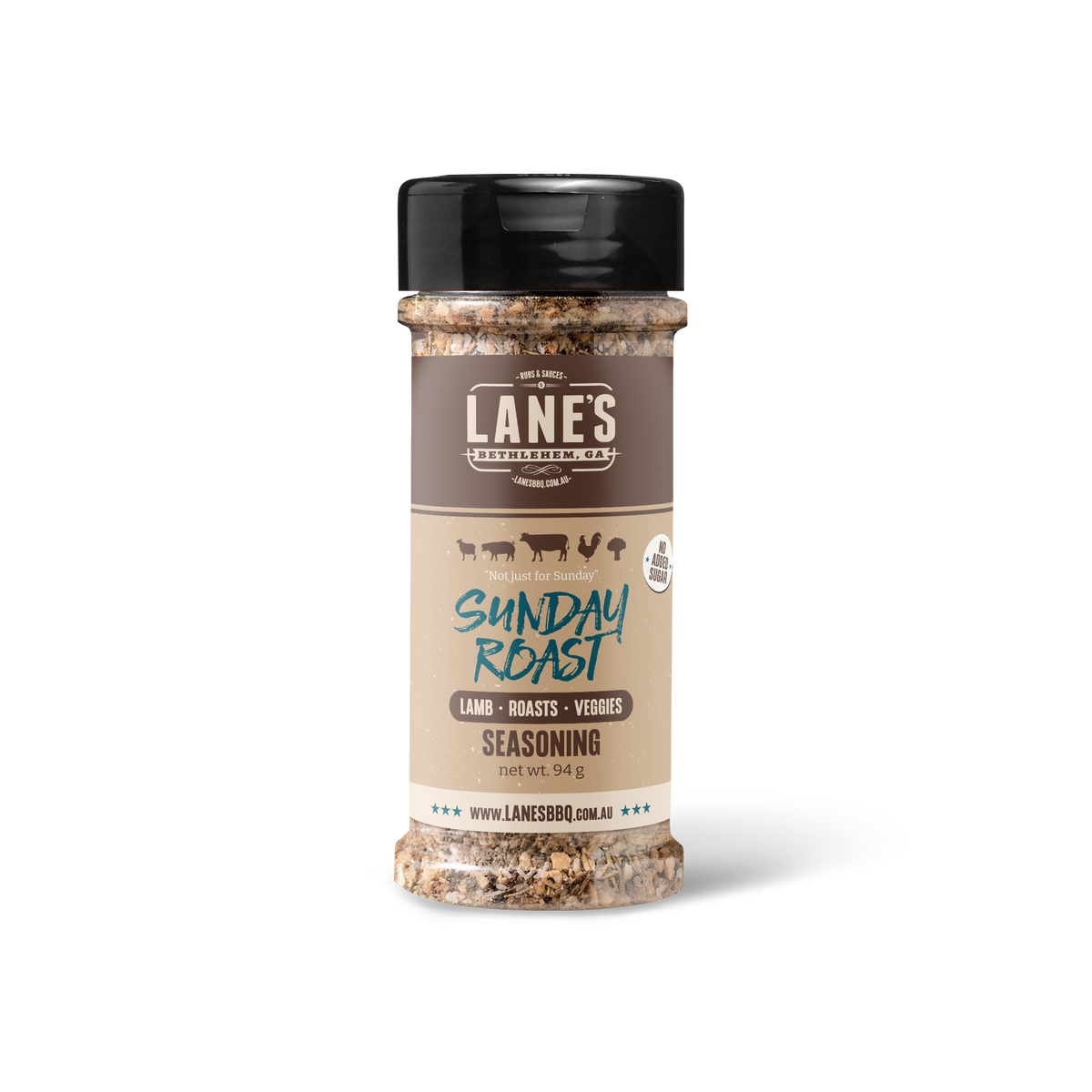 Lane's BBQ Sunday Roast Small 94 g shaker bottle