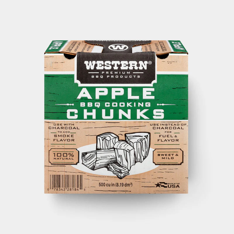 Western Premium BBQ Apple Wood Chunks