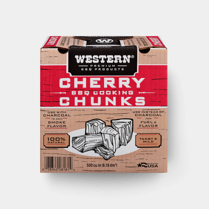 Western Premium BBQ Cherry Wood Chunks