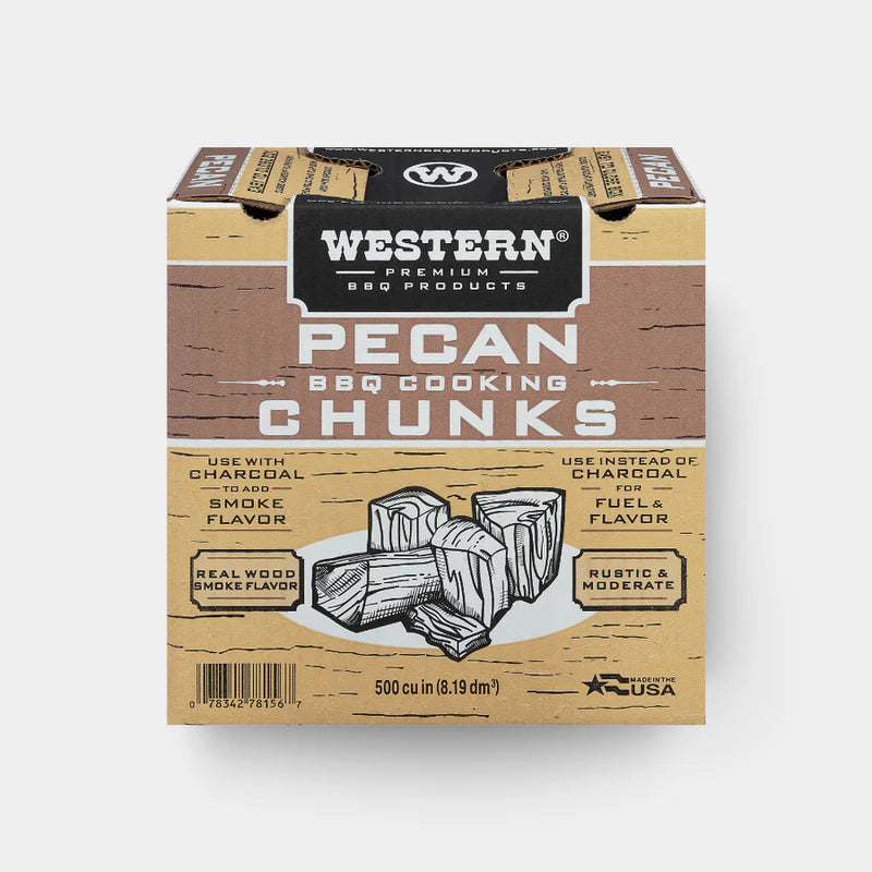 Western Premium BBQ Pecan Wood Chunks
