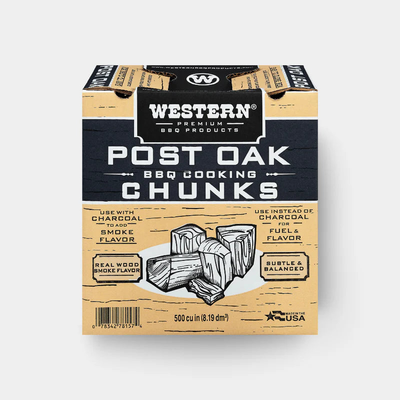 Western Premium BBQ Post Oak Wood Chunks
