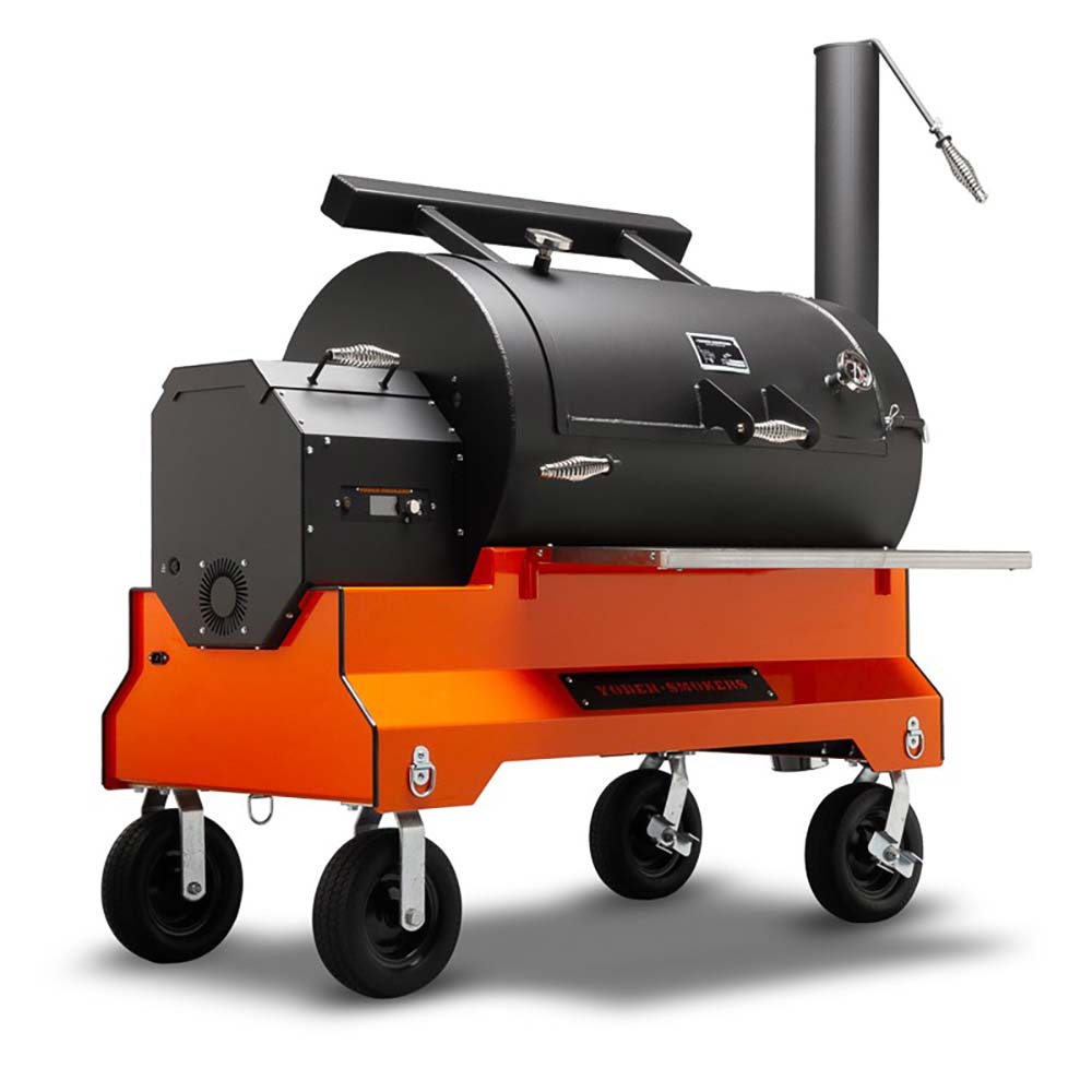 Yoder YS1500s on Orange Comp Cart