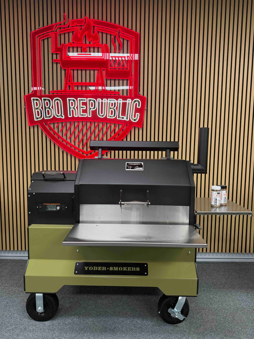 YS640s Competition Wood-Fired Pellet BBQ Orange