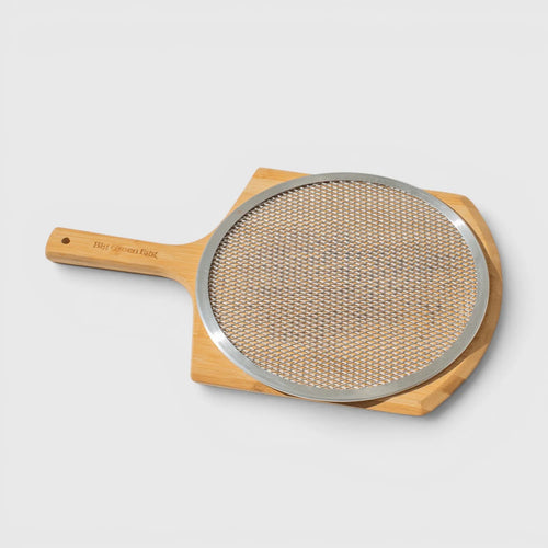 Big Green Egg Bamboo Pizza Peel and Screen