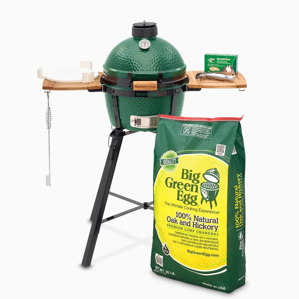 Big Green Egg MiniMax Portable (Including Stand and Side Shelves)